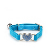 Jeweled Heart Cat Collar With Bell